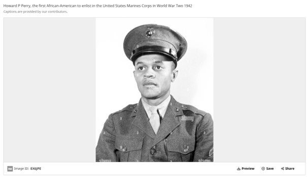 An image of Howard Perry on Alamy.