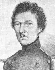 A drawing of Adrien Bourgogne.